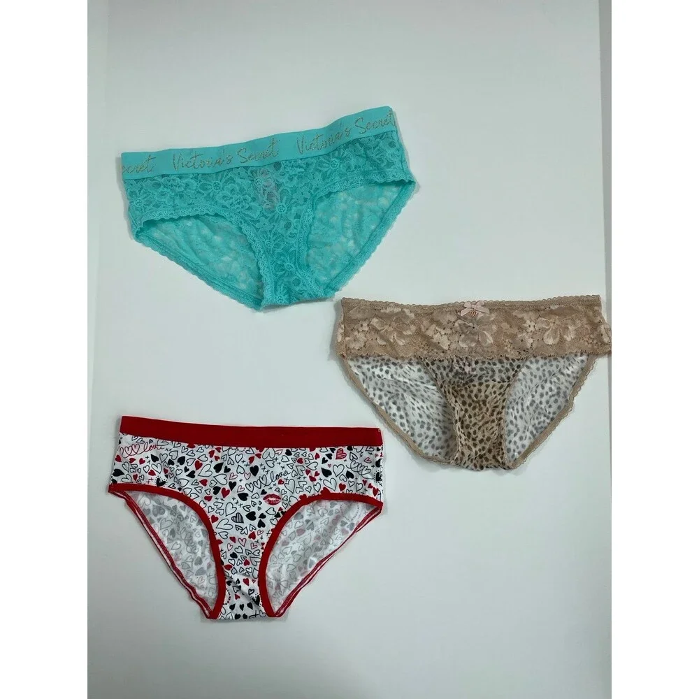 Victoria’s Secret 3pcs Bikini Panty Bundle Size Small